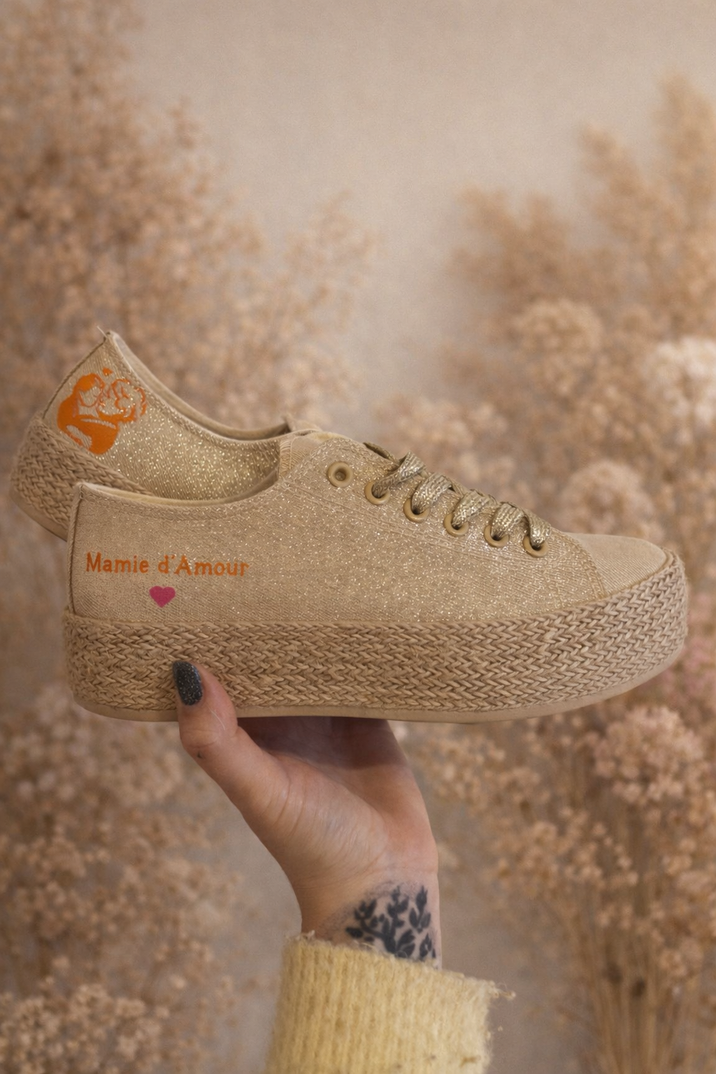 Flocage de chaussures (textile)