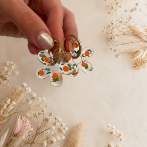 Boucles interchangeables oranges
