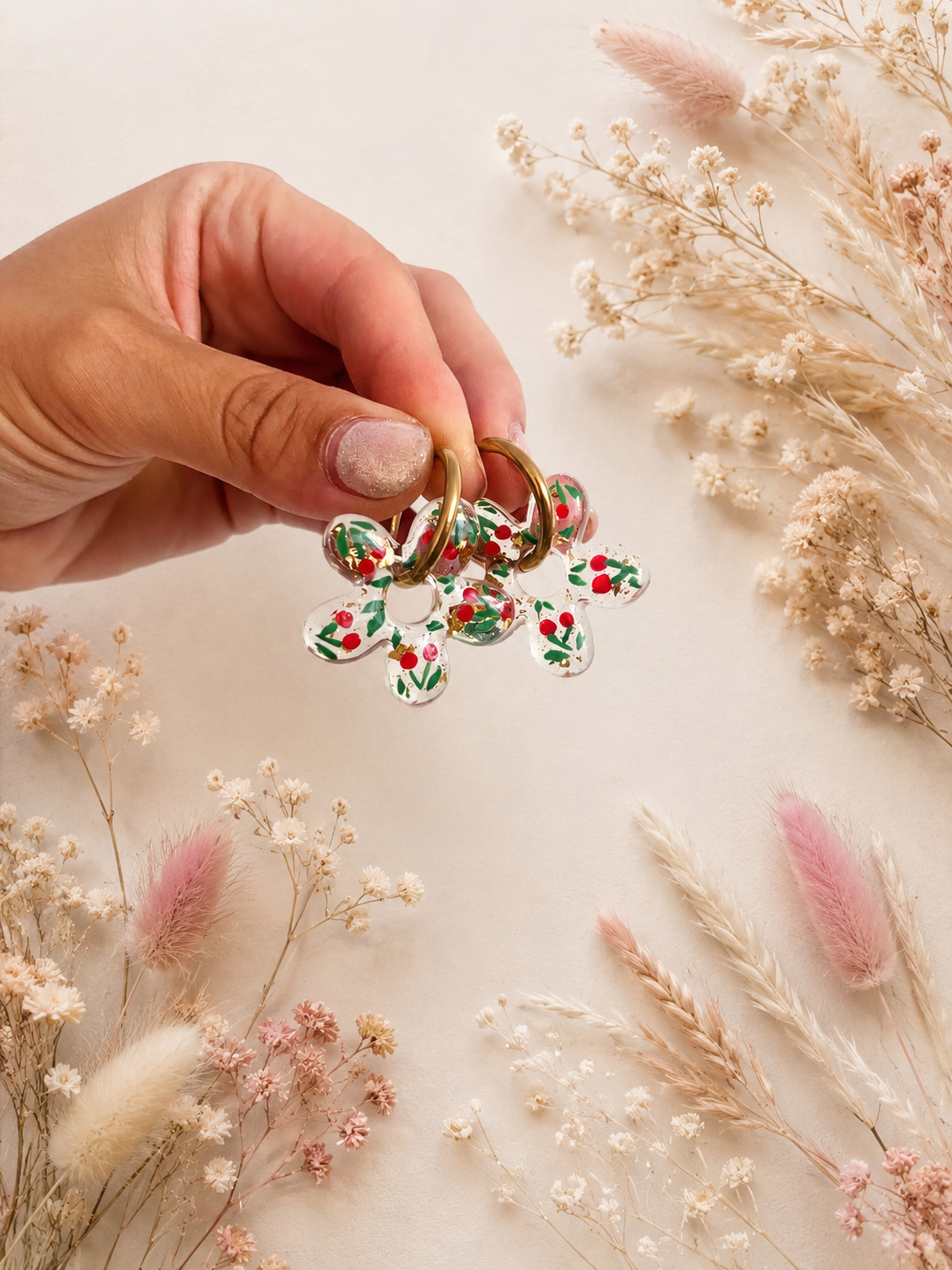 Boucles interchangeables cerises